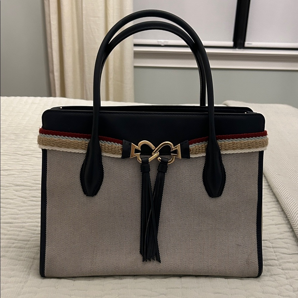 Kate Spade purse in fabric and leather